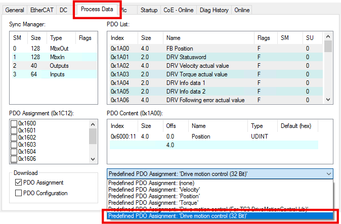 Commissioning with a third-party 32-bit controller 3: