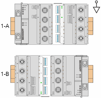 Installation positions 4: