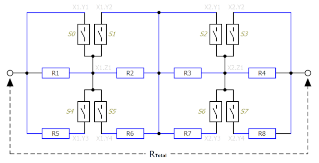 Example circuits for SW-side adjustable resistors 3: