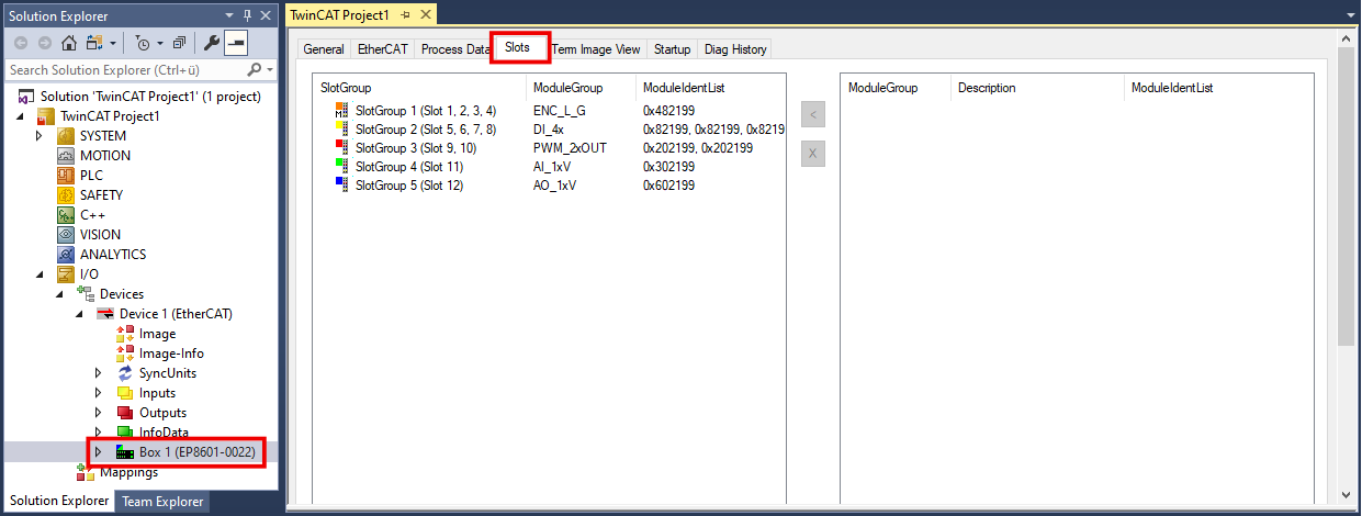 Selection of I/O functions 3: