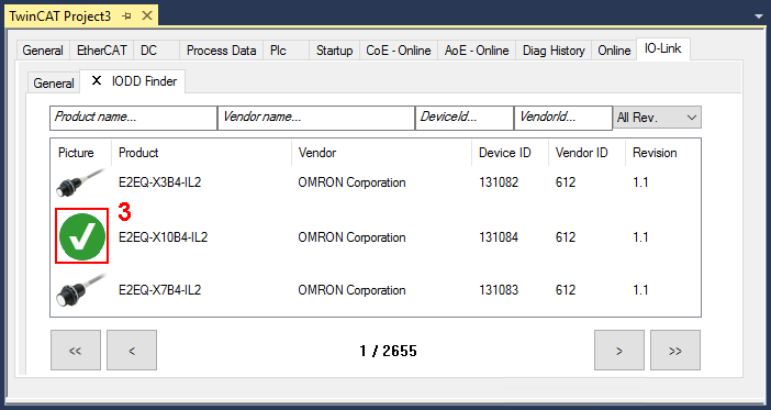 1. Importing the device description IODD 4: