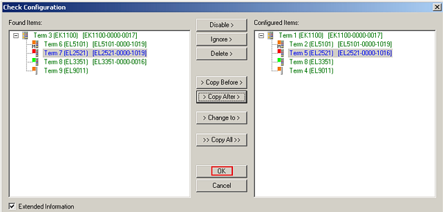 Online IO configuration 12: