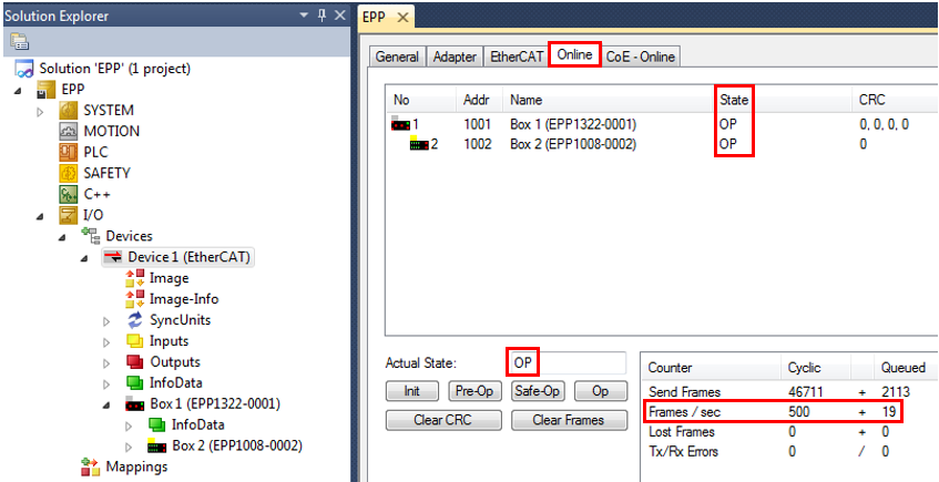 Online IO configuration 8: