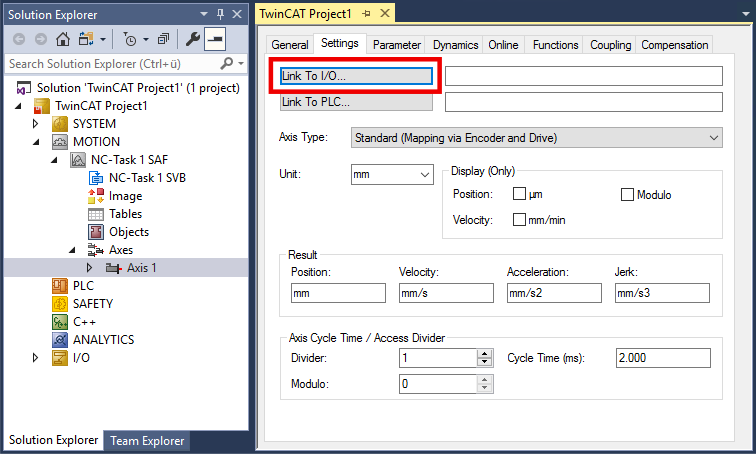 Integration into the NC configuration (manually) 4: