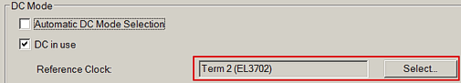 EtherCAT Distributed Clocks - default settings 7: