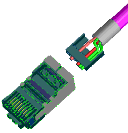 Ethernet connector: RJ45 6:
