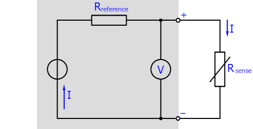 Connection techniques and supply line resistance compensation 1: