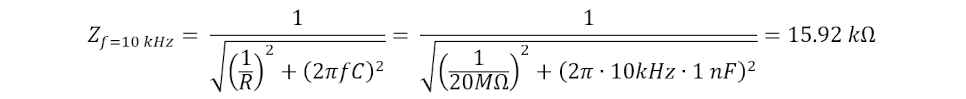 Bandwidth, sampling rate and impedance of the measurement inputs 2: