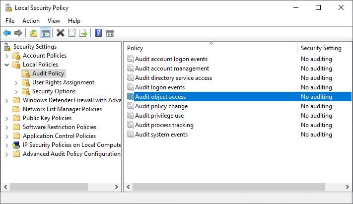 Audit directory service access 2: