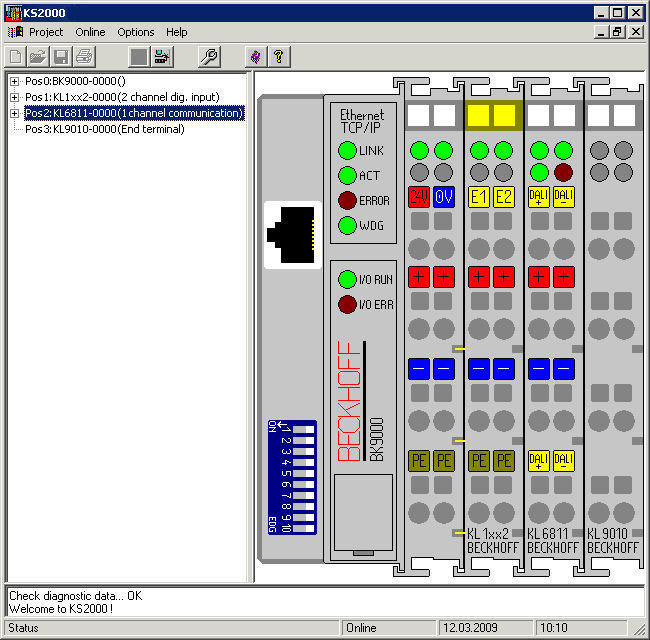 KL6811 configuration 2: