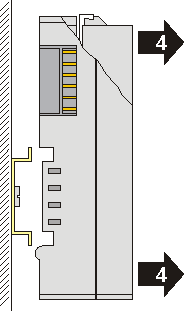 Mounting and demounting - traction lever unlocking 5: