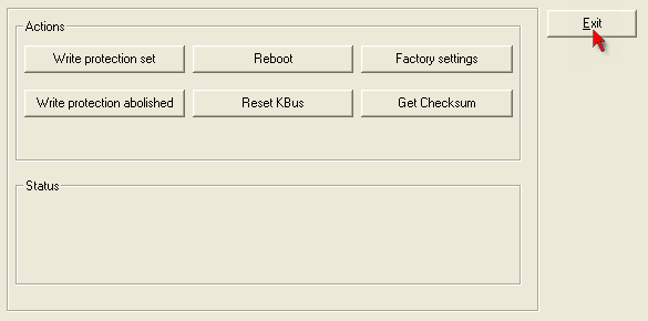 About the Coupler service menu 4: