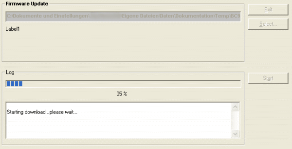 How to do a coupler software update? 4: