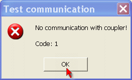 Communication via a COM port 9: