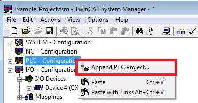 Creating a PLC project 4: