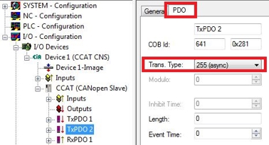 Setting the transmission type 2: