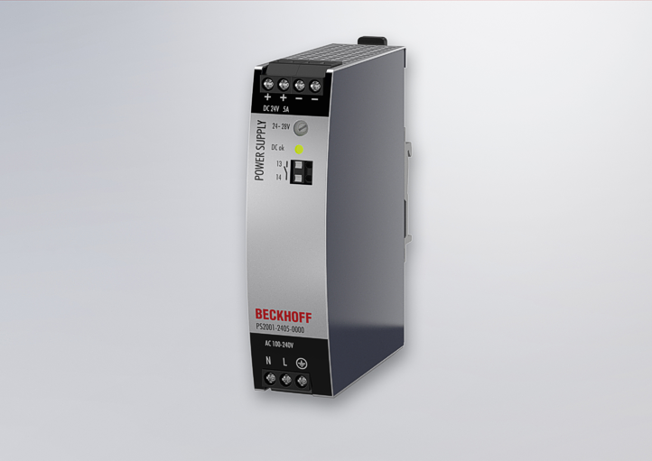 PS2001-2405-0000 - Power supply 24 V DC, 5 A, 1-phase, AC 100-240 V 1: