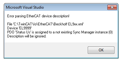 Notes regarding ESI device description 3: