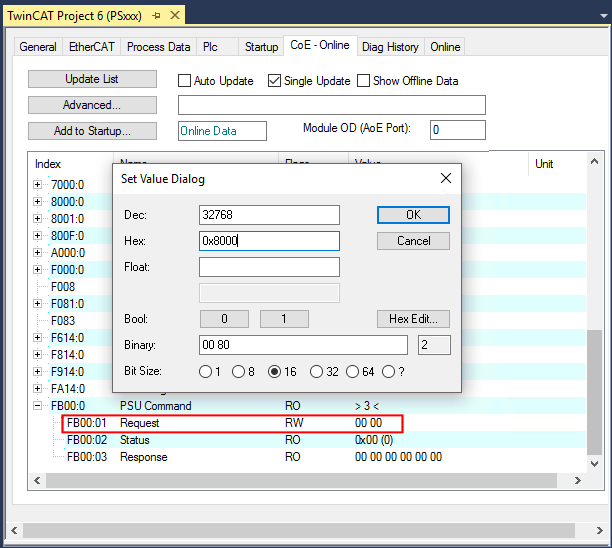 Resetting counters and maximum/minimum values 3: