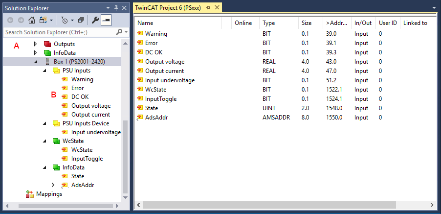 Process data 1: