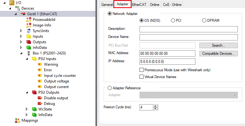 OFFLINE configuration creation 4: