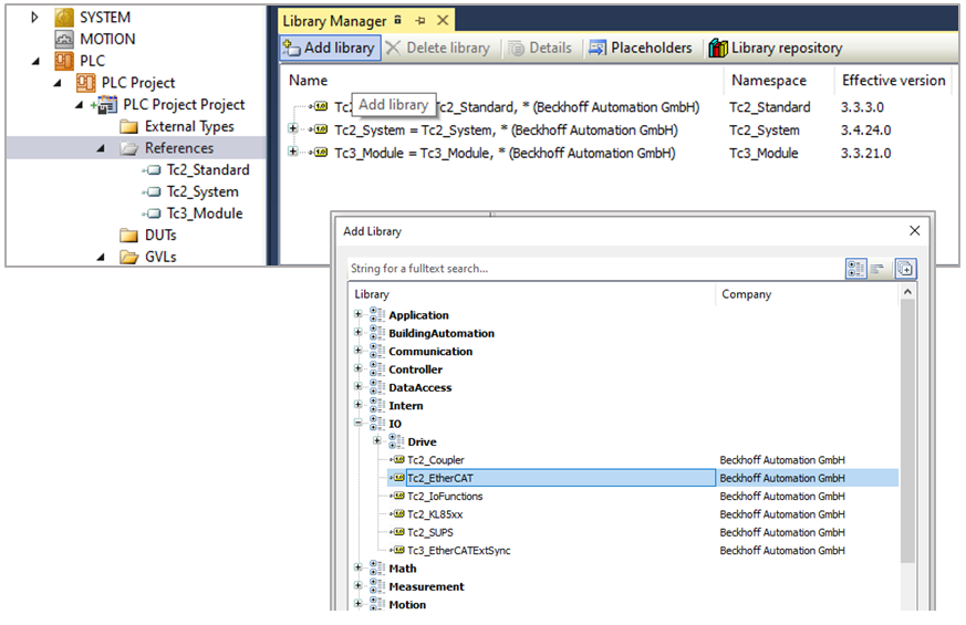 Writing and reading CoE objects using function blocks 2: