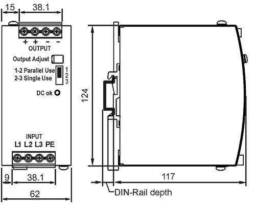 Dimensions and weight 1: