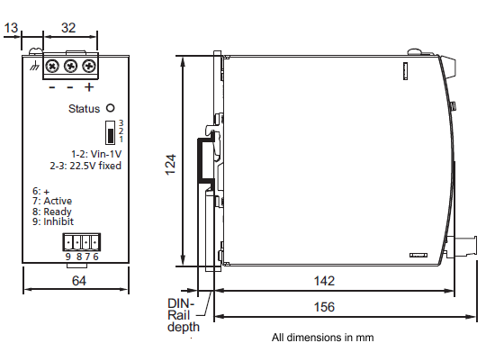 Dimensions and weight 1: