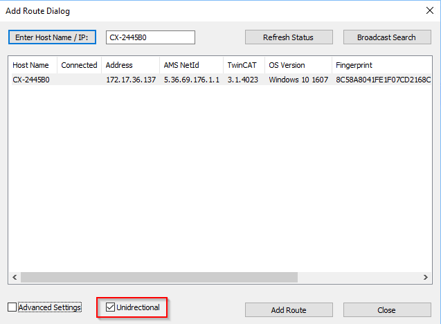 Directed ADS communication 1: