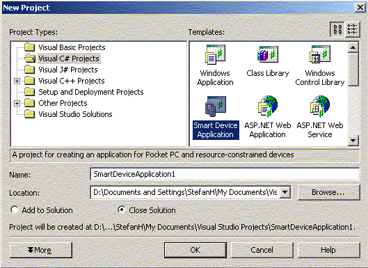Implementation under Microsoft Visual Studio .NET 2003 2005 1: