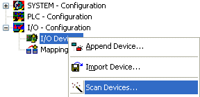 Hardware Setup with the TwinCAT System Manager 3: