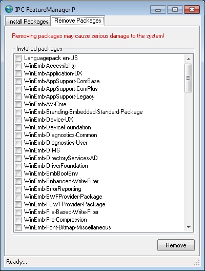 Remove Packages 1: