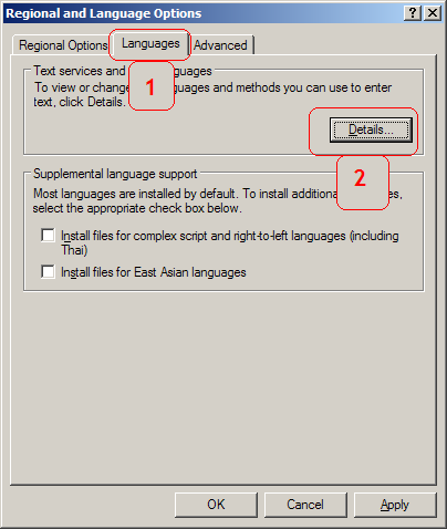 Keyboard Layout Setup 2: