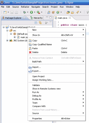 Linking into Eclipse Galileo 1: