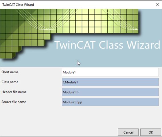 Create TwinCAT 3 C++ project 4: