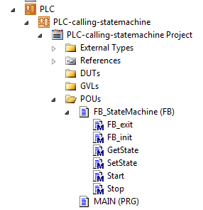 Calling methods offered by another module via PLC 11: