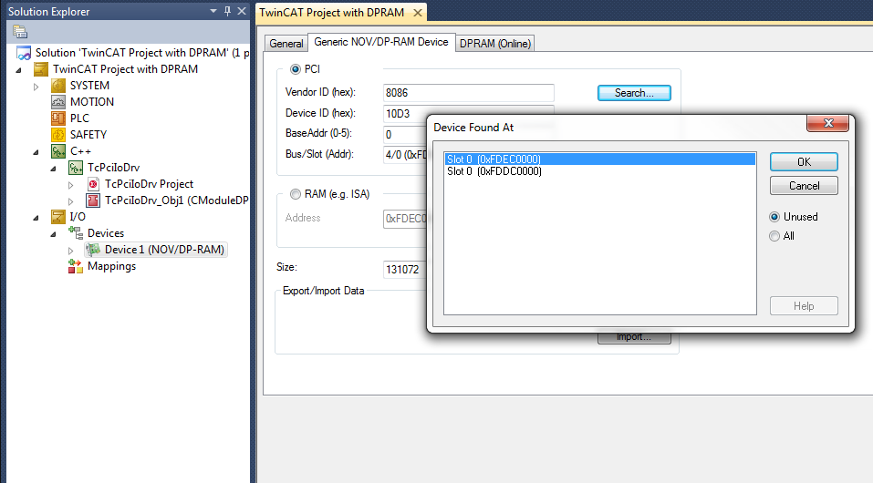 Sample22: Automation Device Driver (ADD): Access DPRAM 2: