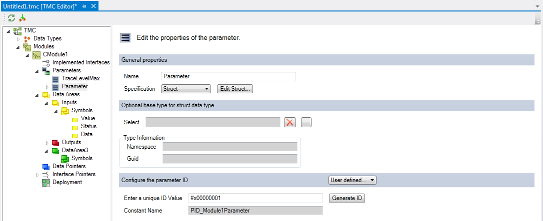 Add / modify / delete parameters 2: