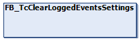 FB_TcClearLoggedEventsSettings 1: