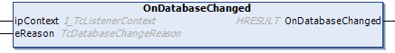 OnDatabaseChanged 1: