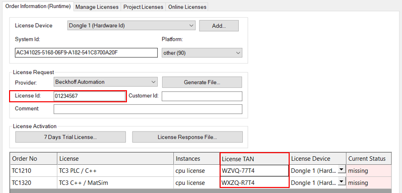 Creating License Request Files 13: