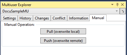 Manual tab 1: