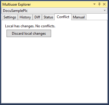 Conflict tab 2: