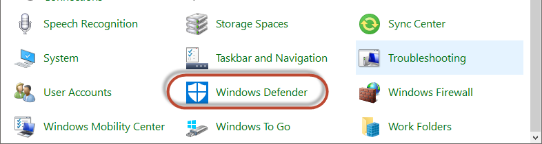 Configuring and activating Windows Defender 3: