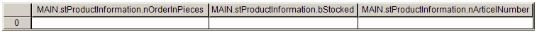 Configuring a table 3: