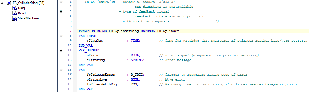 Object-oriented program for controlling a sorting plant 5: