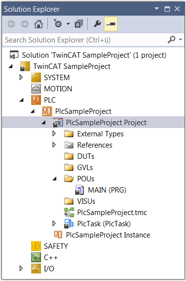 Your first TwinCAT 3 PLC project 1: