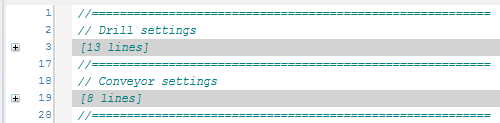 Structure of program elements 2: