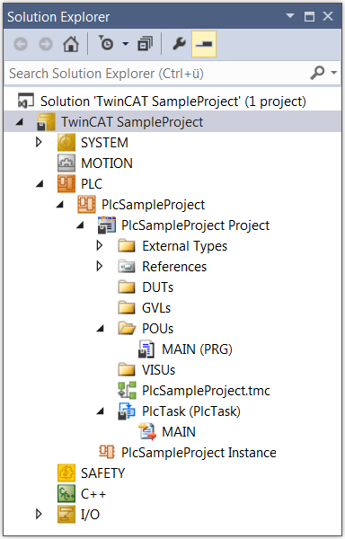 Creating a standard project 1:
