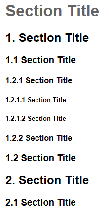 Sections 1: